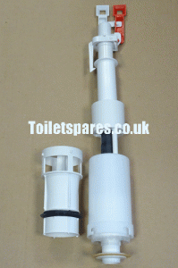 Tall slim cistern Flush valve