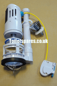 One piece toilet Cable Valve