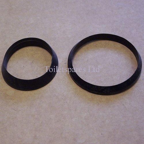 Flushpipe CONICAL Sealing Washer toiletspares.co.uk