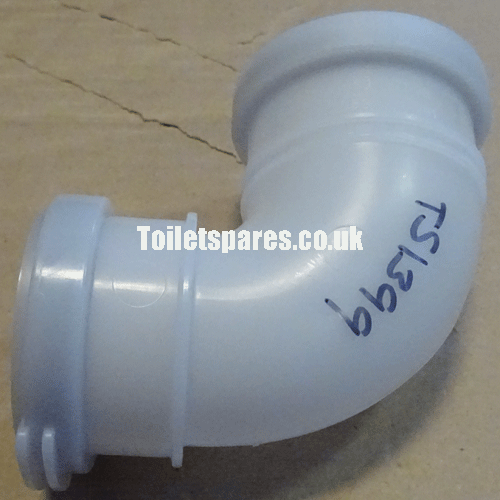 Drop pipe short toiletspares.co.uk