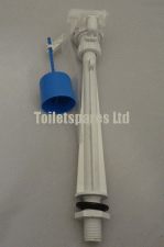 Bottom entry outlet fill valve