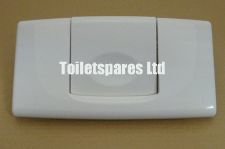 Egea flush plate (White)