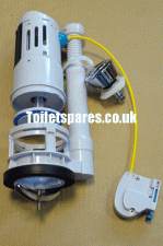 One piece toilet Cable Valve