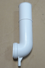Porcelanosa TKY cistern 2 and 7 long drop pipe