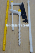 TKY plate fixing and activation rod set.