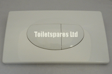 Pol 44 Flush Plate WHITE